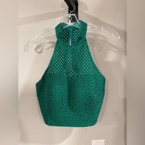 Green homecoming dress